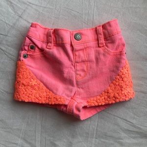 Pink Lace shorts